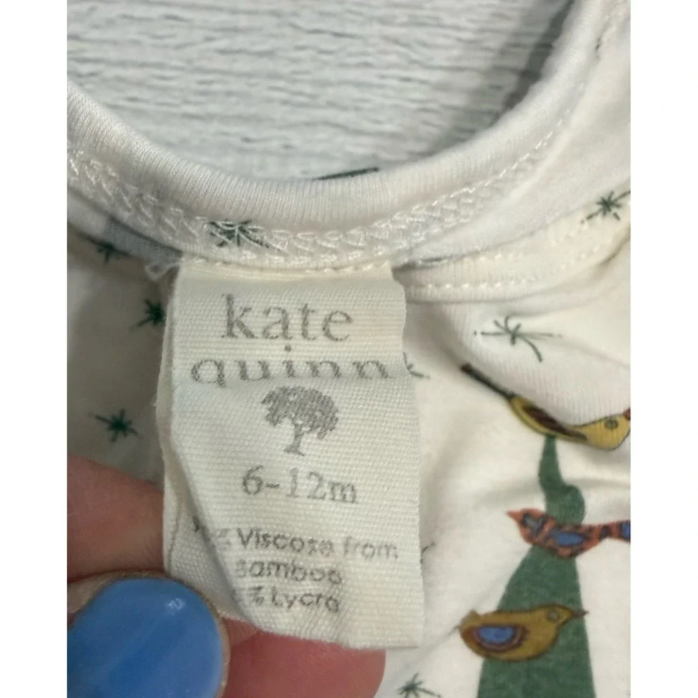 Kate Quinn retro‎ bird tree country baby girls one piece romper 6/12 months